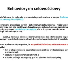 Behawioryzm: Podstawowe założenia tej teorii psychologicznej